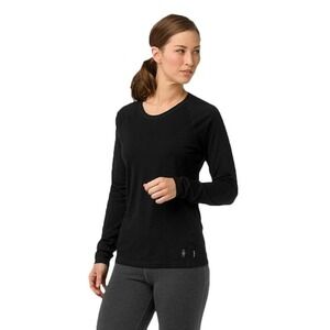 Smartwool Merino 150 Lace Baselayer Women's Black Long Sleeve Top - Medium